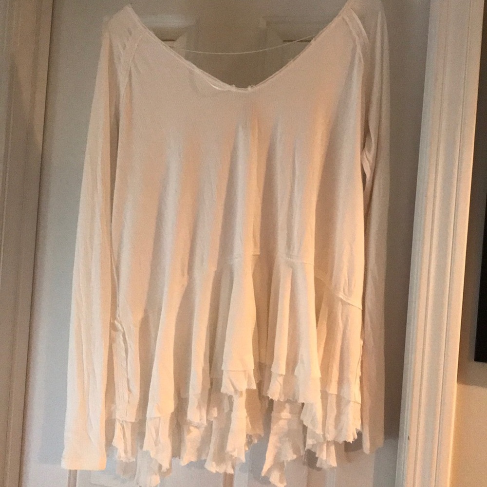 We The Free Tangerine Tee by Free People, ivory